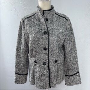 Vintage Gray Wool Blend Jacket